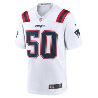 Nike Mike Vrabel New England Patriots Retired Nike Mens NFL Game Jersey in White | 67NMNPGRW65-RBB