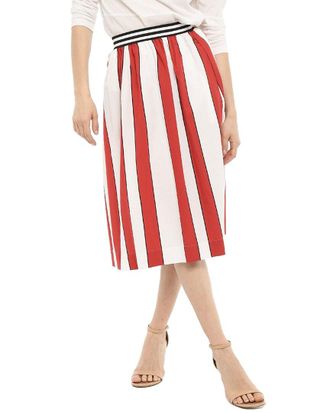 Woolrich Flared Awning Striped Scully Maxi Skirt