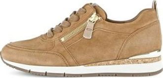 Gabor Klassieke vetersneaker - Dames - Schoenen - Bruin - Maat: 41 1/2 EU