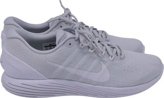 Nike Lunarglide 9 Sneakers in Platinum White Polyester