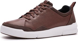 Nunn Bush KORE City Rally Oxford Athletic Style Moccasin Toe Lightweight Lace-Up Mens Shoes Brown : 10.5 W (EE), Faux Leather