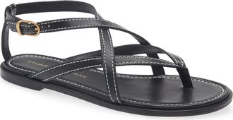 Stuart Weitzman Park Sandal in Black at Nordstrom, Size 9.5
