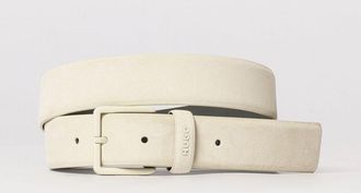 HUGO BOSS Cintura in camoscio monocolore Hugo