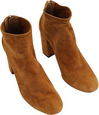 Aquazzura Womens Suede Bootie (Authentic Pre-Loved)