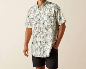 Ariat Venttek Outbound Classic Fit Shirt In Cream