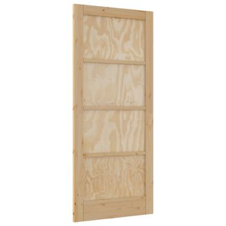 vidaXL Puerta Interior 86 X 198,5 Cm Madera Contrachapada Natural Vidaxl