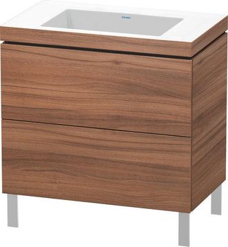 Duravit Duravit - Lavamanos Para Muebles L-cube C-bonded Con Base De Pie