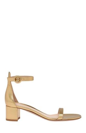 Gianvito Rossi Gaeta 45 Sandal in Gold at Nordstrom, Size 39.5