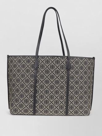 Tory Burch perry t monogram shoulder tote bag