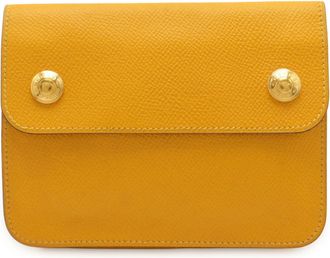Herm&egrave;s Yellow Courchevel Leather Fanny Pack Pochette Pouch (Pre-Owned)