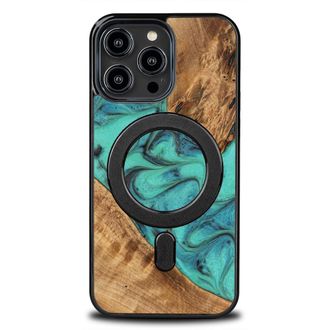 OEM Funda Bewood Unique Para Iphone 14 Pro Max - Turquesa Con Magsafe