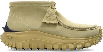 Moncler Trailgrip Wallabee GTX Suede Boots - Heren - Veterlaarzen - Groen - 44 EU - Leer - Schoenen