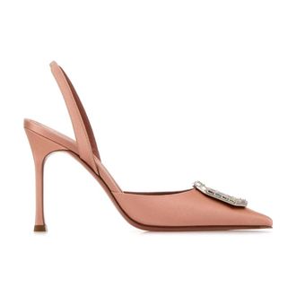 Amina Muaddi Pumps, female, Pink, Size: 6 1/2 US Camelia Sling Pump