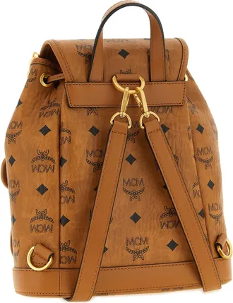 MCM Aren Backpack - Cognac