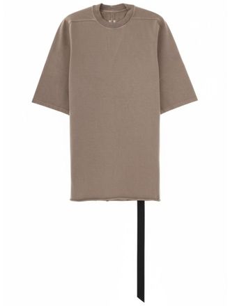 Rick Owens Neutrals Jumbo Ss Hanging Strap T-Shirt