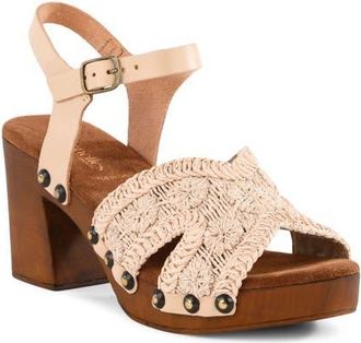 Seychelles Ravenna Ankle Strap Platform Sandal in Natural at Nordstrom, Size 8.5