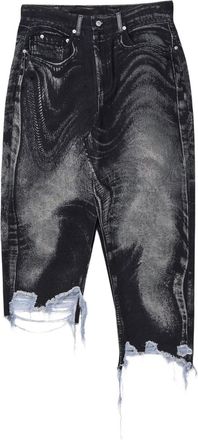 Camperlab Gonna denim con lavaggio acido - Nero