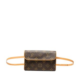 Louis Vuitton Pre-owned Pochette Florentine - Dames - Pre-owned - Bruin - Maat: ONE Size