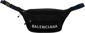 Balenciaga Pre-owned Nylon Belt Bag - Dames - Vintage Heuptassen - Zwart - ONE Size - Nylon - Vintage