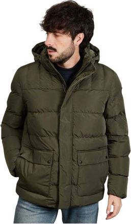 Geox Stijlvolle Donsjas voor Mannen - Heren - Gewatteerde jassen - Groen - 3XL - Jassen