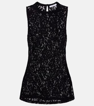 Veronica Beard Serenka floral lace top