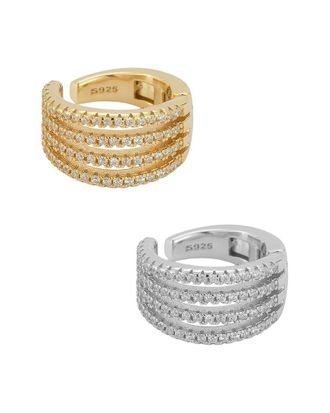 Glaze Jewelry Silver Cz Earrings