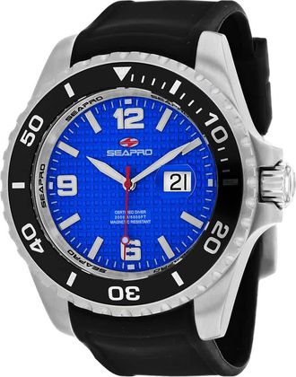 Seapro Mens Blue dial Watch