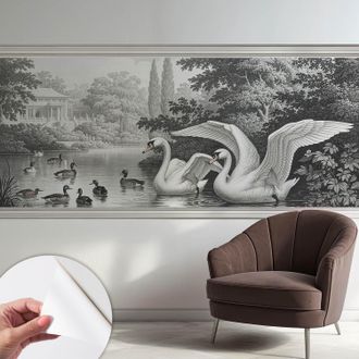 Tulup Fotomurale Adesivo - Murale Da Parete - Carta Da Parati Autoadesiva - Design Parete Moderno - LEleganza Della Natura 250x104 Cm