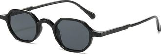 Generic Outdoor Mens Sunglasses Vacation Womens Commuter Driving Sun Glasses(Black)