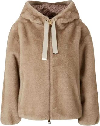 Herno Maternity Kleedjes - Dames - Jassen - Beige - L - Jassen
