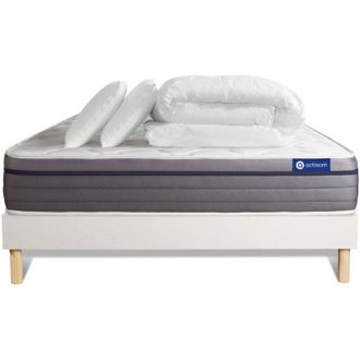 Actisom Pack Colch&oacute;n Blanco Muelles Y Viscoel&aacute;stica 200 X 200
