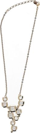 Swarovski kristallen ketting in goudkleurig metaal