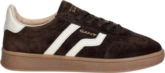 GANT Cuzima Sneaker - Dames - Sneakers - Bruin - 41 EU - Katoen - Schoenen