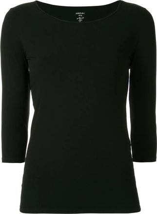 Marc Cain T-shirt con maniche a 3/4 - Nero