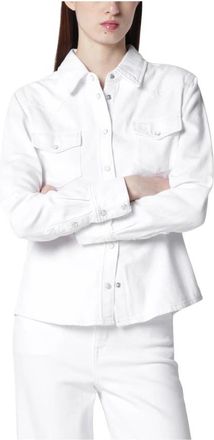 Frame Denim Het Klassieke Shirt - Dames - Overhemden - Wit - XS - Katoen - Overhemden