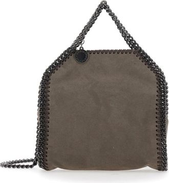 Stella McCartney Falabella Tiny Tote - Dames - Handtassen - Bruin - ONE Size - Polyester - Tassen