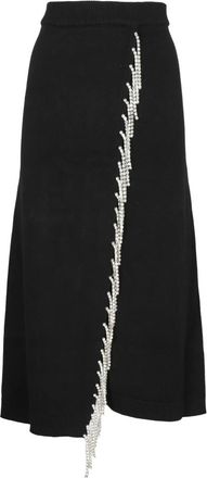 Dodo Bar Or Stijlvolle Fedora Hoed voor Mannen - Dames - Midirokken - Zwart - XS - Wol - Rokken