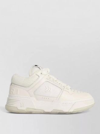 Amiri ma-1 signature leather sneakers perforated toe rubber