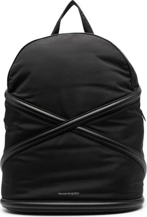Alexander McQueen Verstelbare Gewatteerde Schouder S - unisex - Rugzakken - Zwart - ONE Size - Tassen