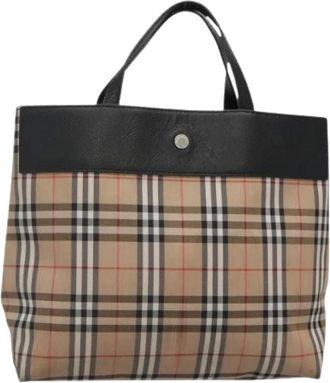 Burberry Pre-owned Nylon handbags - - Pre-owned - Donna - Beige - ONE SIZE