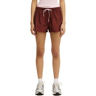 Cotton On Womens Active Retro Run Short in Poppy Cherry Dream at Nordstrom, Size X-Large