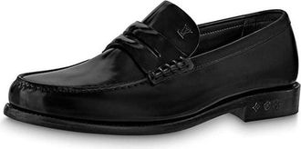 Louis Vuitton Louis Loafers Patent Black 1AAMWL