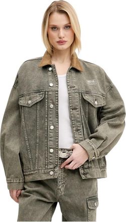 Moschino Denim Jacket - Dames - Spijkerjassen - Grijs - XS - Denim - Jassen