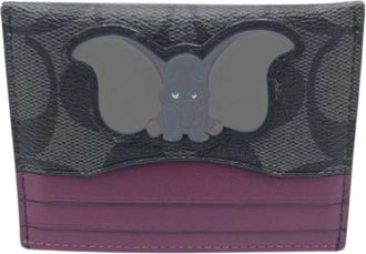 Coach Pre-owned Wallets, female, Black, Size: ONE SIZE Pre-owned Leather Wallet