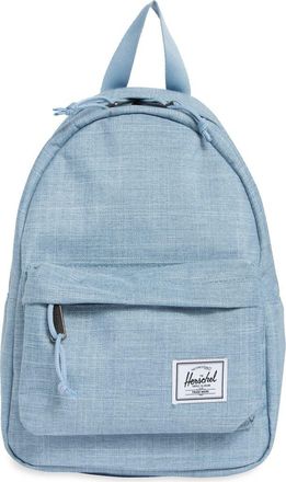 Herschel Classic Mini Backpack in Ashley Blue Crosshatch at Nordstrom Rack