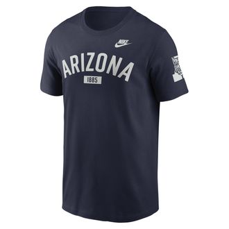 Nike Arizona Legacy Arch 2-Hit Nike Mens College T-Shirt in Blue | N19941SUAV-5ML