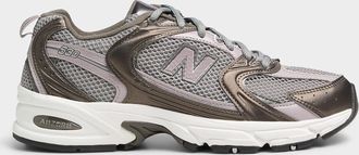 New Balance Womens Satiny black and glossy purple 530 sneakers Women