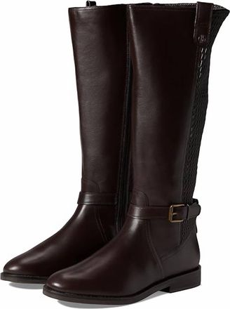 Cole Haan Womens Cape Stretch Knee High Boots In Dark Chocolate
