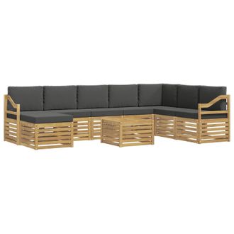 vidaXL Juegos De Sof&aacute;s Madera De Acacia S&oacute;lida Vidaxl