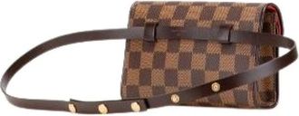 Louis Vuitton Pre-owned Belt Bags, female, Brown, Size: ONE SIZE Pre-owned Canvas Belt Bag
